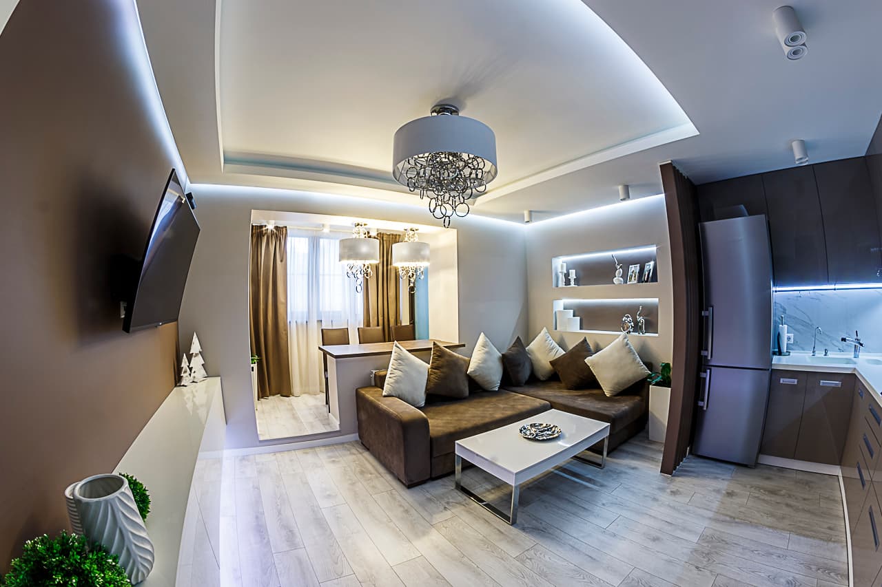 Двухкомнатная квартира 65 м²
